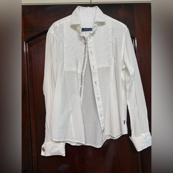 English Laundry by Christopher Wicks XL 100% cotton dress shirt dry cleaned - Picture 15 of 16